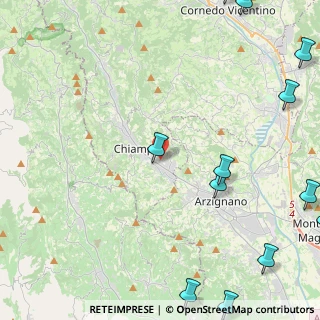 Mappa Via Monte Grappa, 36072 Chiampo VI, Italia (7.05167)