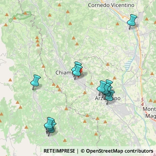 Mappa Via Monte Grappa, 36072 Chiampo VI, Italia (4.42917)