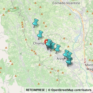 Mappa Via Monte Grappa, 36072 Chiampo VI, Italia (2.77636)