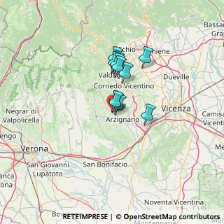 Mappa Via Monte Grappa, 36072 Chiampo VI, Italia (8.76636)
