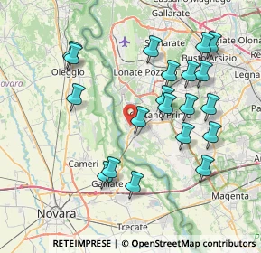 Mappa Via Maria Grazia Deledda, 20029 Turbigo MI, Italia (7.8265)