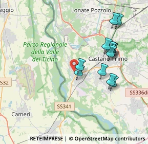Mappa Via Ugo Foscolo, 20029 Turbigo MI, Italia (3.68385)