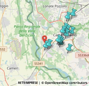 Mappa Via Maria Grazia Deledda, 20029 Turbigo MI, Italia (3.41357)