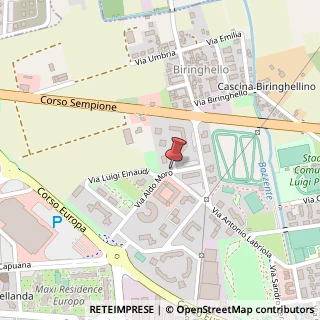Mappa Via Aldo Moro, 9, 20017 Rho, Milano (Lombardia)