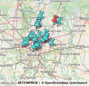 Mappa Via Dante Alighieri, 20093 Cologno Monzese MI, Italia (8.911)