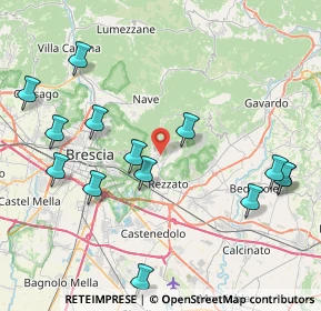 Mappa Via Moretto, 25082 Botticino BS, Italia (9.38214)