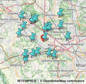 Mappa Via Enrico Mattei, 20005 Pogliano Milanese MI, Italia (6.9275)