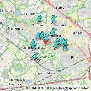 Mappa Via Enrico Mattei, 20005 Pogliano Milanese MI, Italia (1.27313)