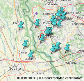 Mappa Via Volontari del Sangue, 20029 Turbigo MI, Italia (6.566)