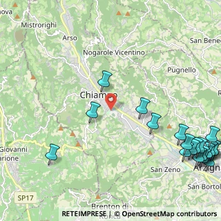 Mappa Via Villaggio Marmi, 36072 Chiampo VI, Italia (3.3265)