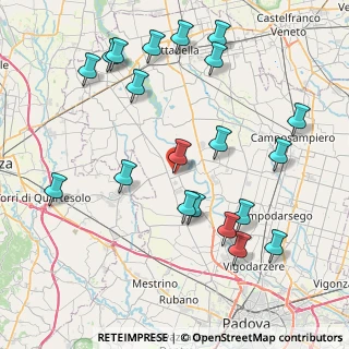 Mappa Via Altiero Spinelli, 35016 Piazzola sul Brenta PD, Italia (9.2475)