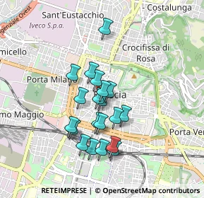 Mappa Vicolo Rizzardo, 25122 Brescia BS, Italia (0.703)