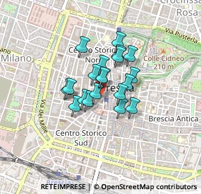 Mappa Via Mangano, 25122 Brescia BS, Italia (0.262)