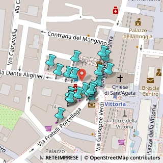 Mappa Vicolo Rizzardo, 25122 Brescia BS, Italia (0.00909)