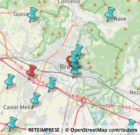 Mappa Vicolo Rizzardo, 25122 Brescia BS, Italia (5.30929)