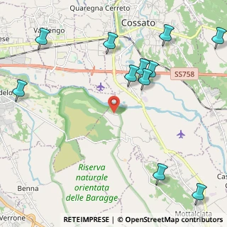 Mappa Strada Vicinale Foresta, 13836 Cossato BI, Italia (2.80273)