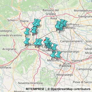 Mappa Via Palazzon, 36043 Camisano vicentino VI, Italia (11.528)
