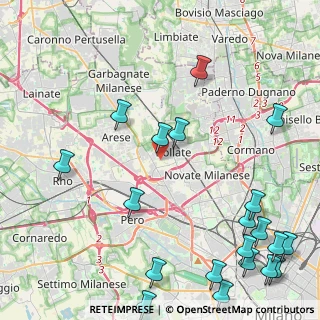 Mappa Via Madonnina, 20021 Bollate MI, Italia (6.1925)