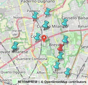 Mappa Via Giovanni Verga, 20100 Cormano MI, Italia (2.05538)