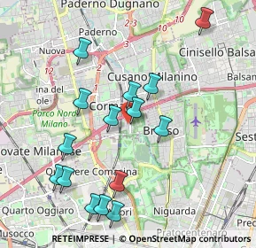 Mappa Via Giovanni Verga, 20100 Cormano MI, Italia (2.04067)