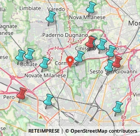 Mappa Via Giovanni Verga, 20100 Cormano MI, Italia (4.49867)