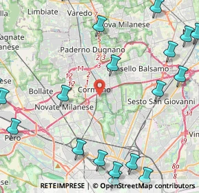 Mappa Via Giovanni Verga, 20100 Cormano MI, Italia (6.492)
