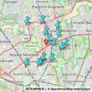 Mappa Centro Commerciale, 20032 Cormano MI, Italia (1.61667)