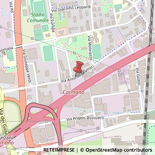 Mappa Via gramsci antonio 44, 20032 Cormano, Milano (Lombardia)