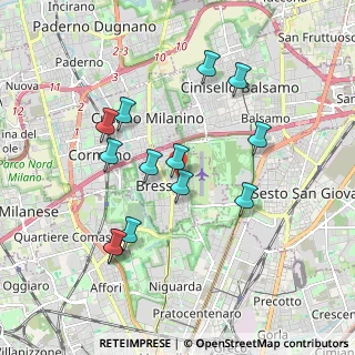 Mappa Via Villa Aldo, 20091 Bresso MI, Italia (1.77538)