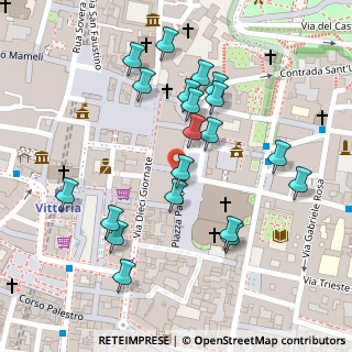 Mappa Piazza Paolo VI, 25121 Brescia BS, Italia (0.124)