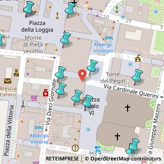 Mappa Piazza Paolo VI, 25121 Brescia BS, Italia (0.1225)
