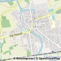 Hartă Carpignano Sesia