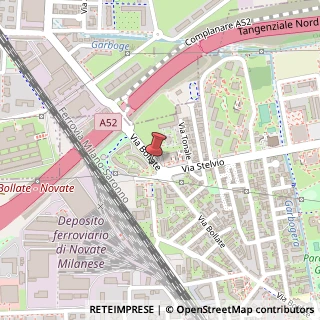 Mappa Via Bollate, 75C, 20026 Novate Milanese, Milano (Lombardia)