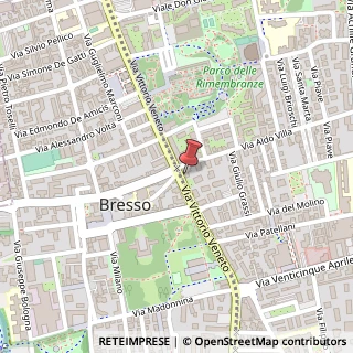 Mappa Via Vittorio Veneto, 11, 20091 Bresso, Milano (Lombardia)