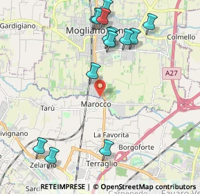 Mappa Via Giovanni Girardini, 31021 Mogliano Veneto TV, Italia (2.37571)