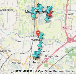 Mappa Via Giovanni Girardini, 31021 Mogliano Veneto TV, Italia (2.1295)