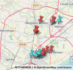 Mappa Via Giovanni Girardini, 31021 Mogliano Veneto TV, Italia (4.11778)