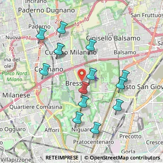 Mappa Via Carlo Tagliabue, 20091 Bresso MI, Italia (1.97143)