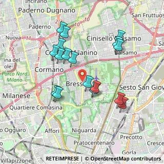 Mappa Via Carlo Tagliabue, 20091 Bresso MI, Italia (1.80824)