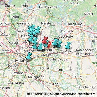 Mappa Via Lombardia, 20052 Vignate MI, Italia (10.8395)