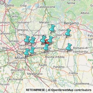 Mappa Via Lombardia, 20052 Vignate MI, Italia (10.33818)