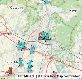 Mappa Contrada delle Bassiche, 25122 Brescia BS, Italia (5.45417)