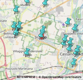 Mappa Via Armando Diaz, 20065 Inzago MI, Italia (2.579)