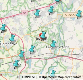 Mappa Via Armando Diaz, 20065 Inzago MI, Italia (6.11)