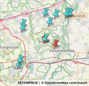 Mappa Via Armando Diaz, 20065 Inzago MI, Italia (4.41)