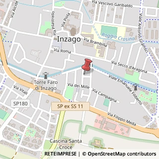 Mappa Via Giuseppe Garibaldi, 7, 20065 Inzago, Milano (Lombardia)
