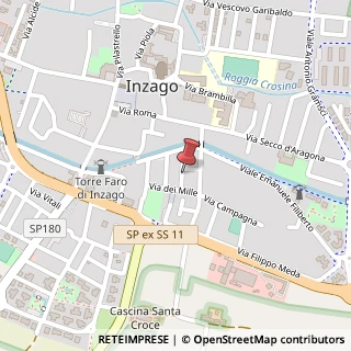 Mappa Via Giuseppe Garibaldi, 9, 20065 Inzago, Milano (Lombardia)