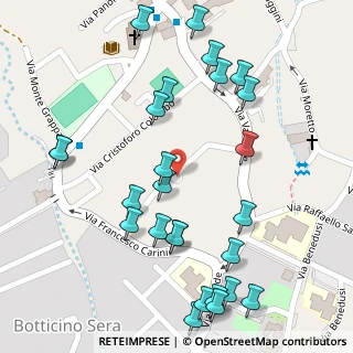 Mappa Via Benedetto Marcello, 25082 Botticino BS, Italia (0.14231)