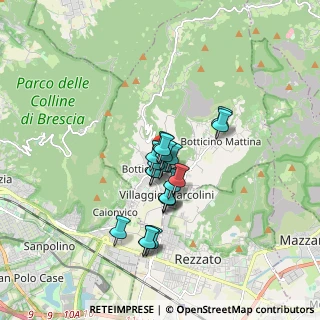 Mappa Via Benedetto Marcello, 25082 Botticino BS, Italia (1.208)