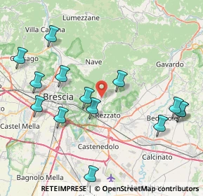 Mappa Via Benedetto Marcello, 25082 Botticino BS, Italia (9.31786)